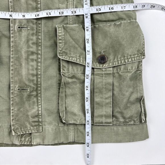 J CREW  Quilted  Boyfriend Fatigue Military Jacket Women's Size XS - Picture 9 of 9